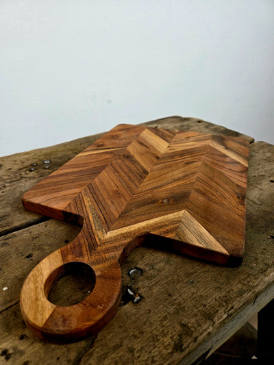 Serveringsbræt i Olieret Akacietræ