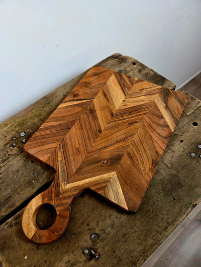 Serveringsbræt i Olieret Akacietræ