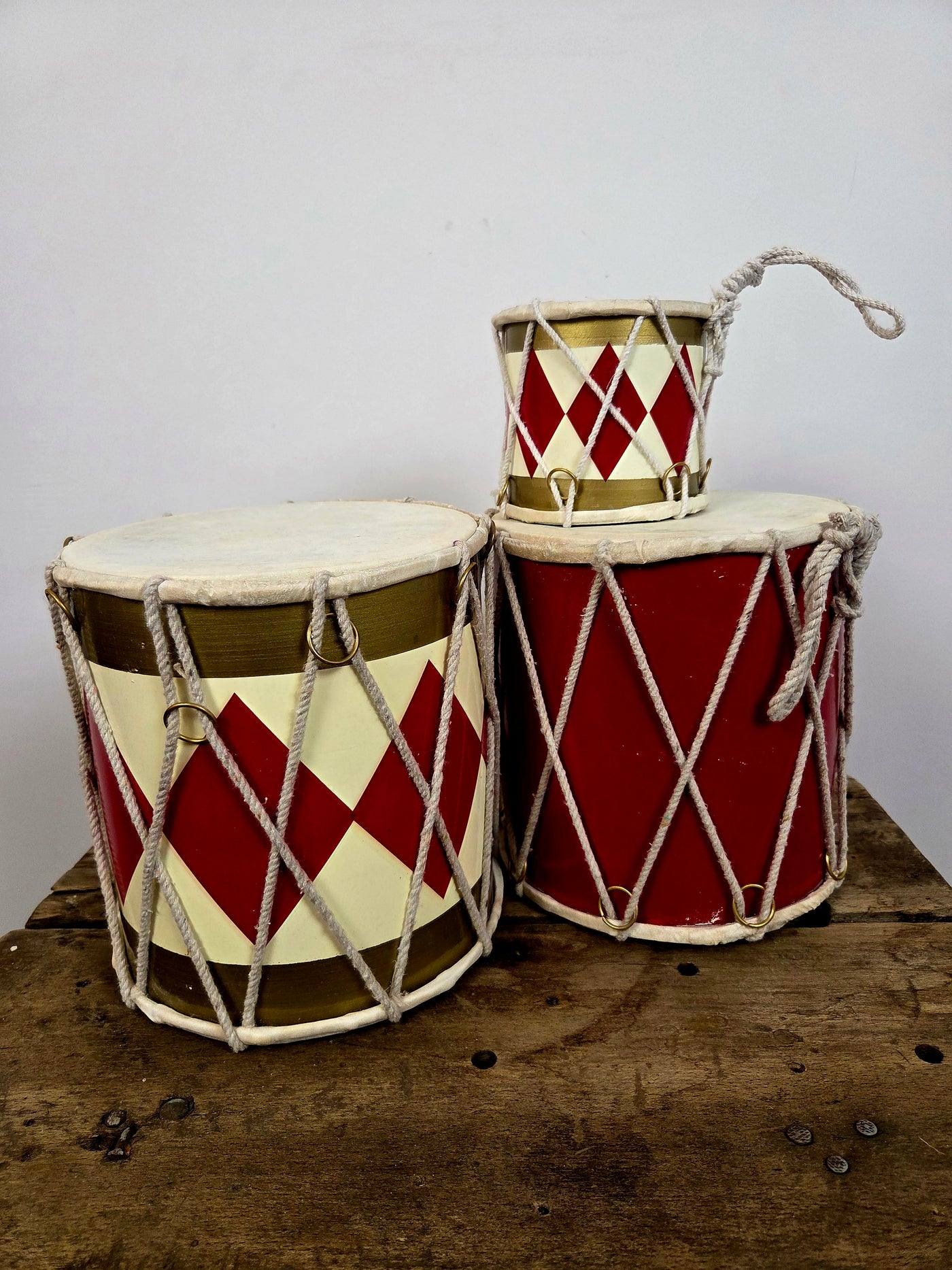 Juletromme med skind