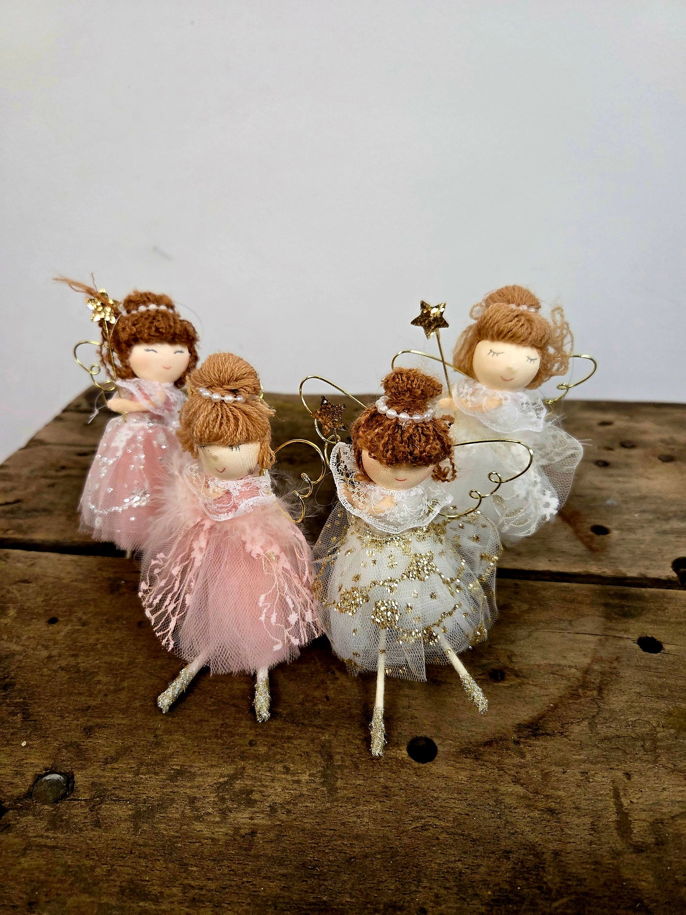 Jule engel med tyldskørt | Hængende