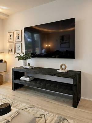 Tv Bord | Sortbejdset