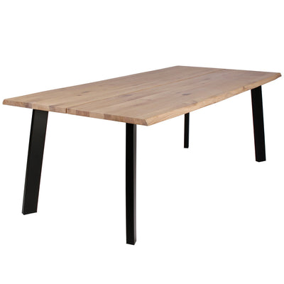 Plankebord i massiv eg | Model Curve Med B4 stel