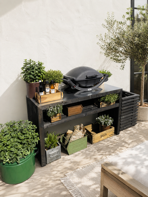 Grillbord af Traller | Sortbejdset