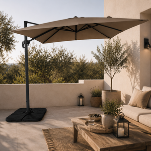 Hængeparasol | Sand