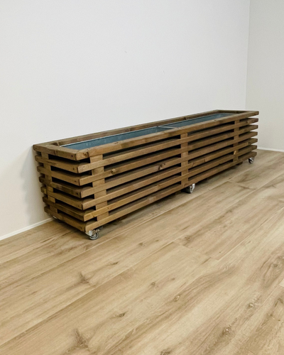 Luksus Plantekasse af Traller | Brunbejdset