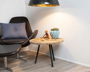 Sofabord af Kabeltromle | Armeringsjernben